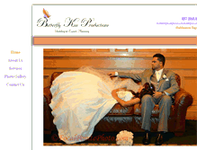 Tablet Screenshot of butterflykissproductions.com